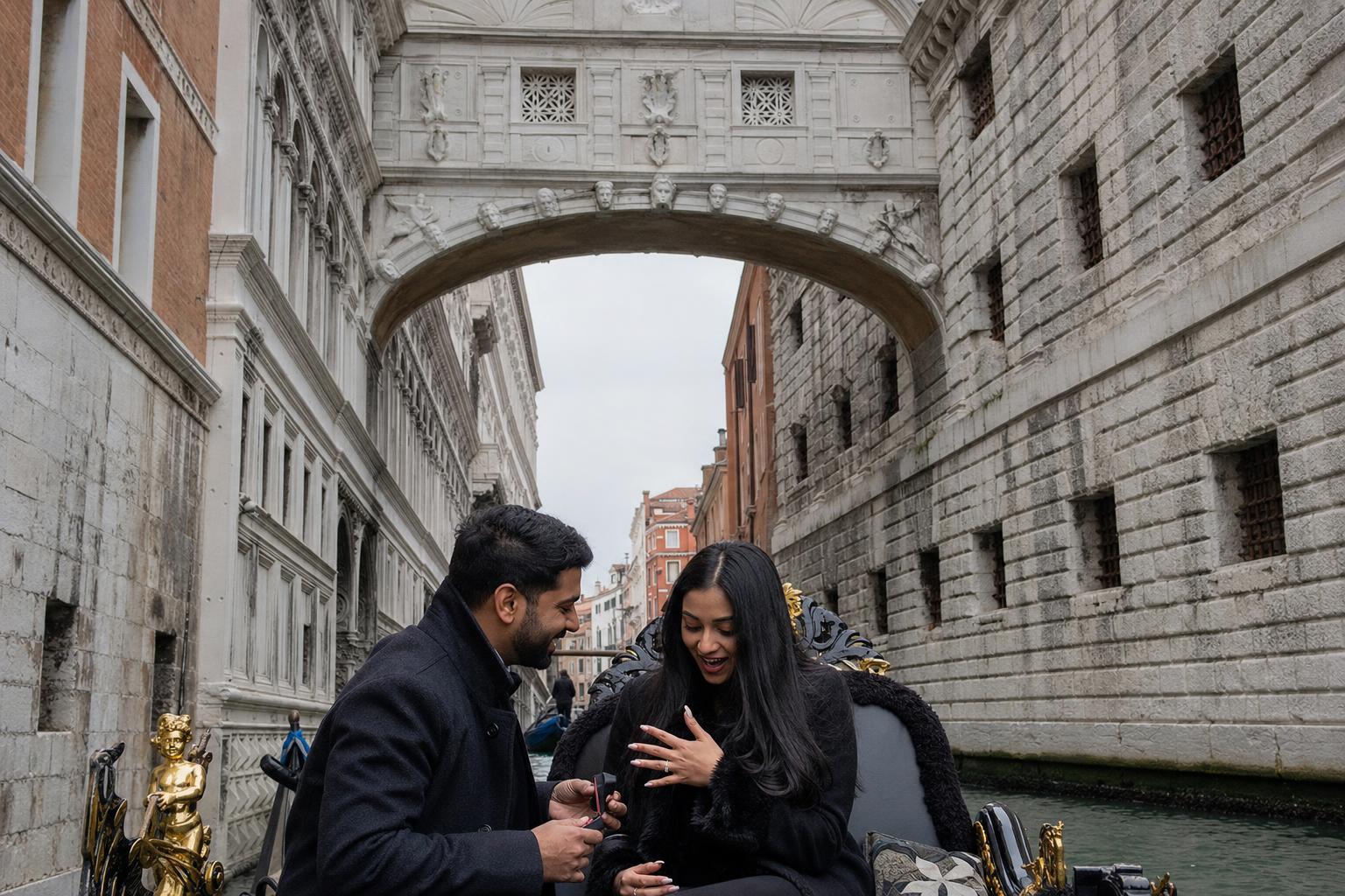 Dawn Paglia Proposal - Ponte della Paglia package in Venice