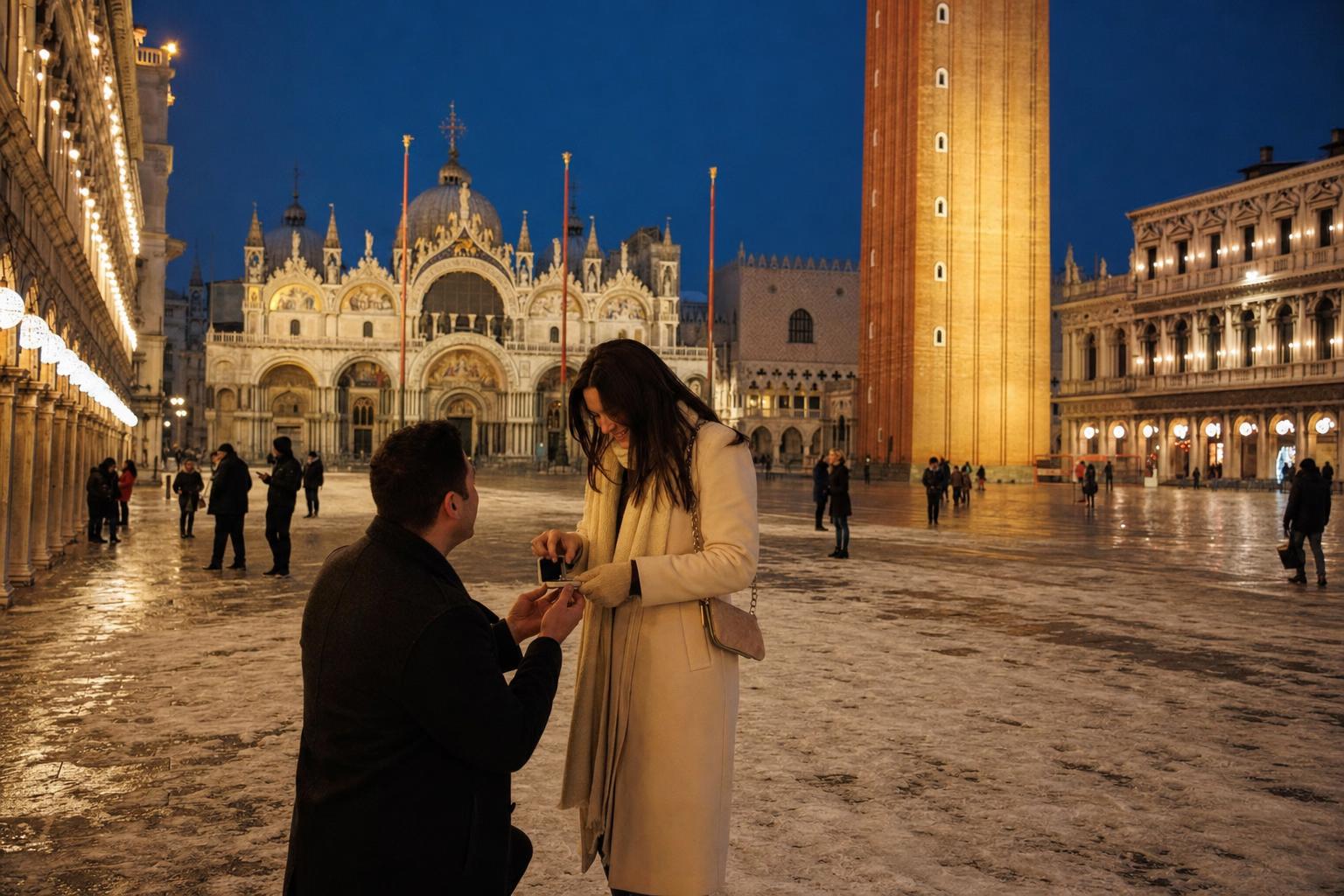 Winter Mist Canal Proposal - Winter proposals package in Venice